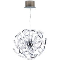 Volupta Spherical Pendant Ceiling Light Chrome