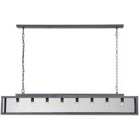 Zenia 8 Light Straight Bar Pendant Ceiling Light Lead