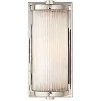 Dresser Short Wall Light Nickel, Wall Light, Short, Polished Nickel - Andrew Martin