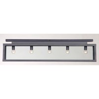 Zenia 5 Light Semi Flush Light Lead