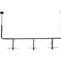 Aytos Ceiling Pendant Bar Light LED 24W Black-Leather