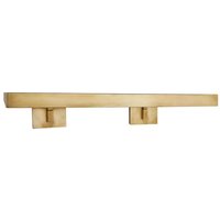 McClain Double Picture Light Brass, Picture Light, Small, Hand-Rubbed Antique Brass - Andrew Martin
