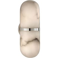 Melange Capsule Wall Light Nickel, Wall Light, Polished Nickel - Andrew Martin
