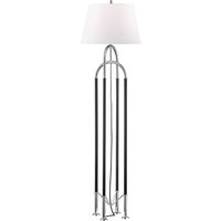 Arnett Floor Lamp Nickel, Floor Lamp, Polished Nickel - Andrew Martin