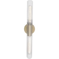Cecily Wall Light Brass, Wall Light, Large, Aged Brass - Andrew Martin
