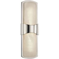 Valencia Wall Light Nickel, Wall Light, Small, Polished Nickel - Andrew Martin