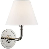 Esme Wall Light Nickel, Wall Light, Polished Nickel - Andrew Martin