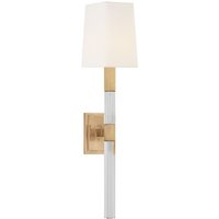Reagan Wall Light Brass, Wall Light, Medium, Antique-Burnished Brass/Crystal - Andrew Martin