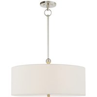 Reed Pendant Nickel, Pendant Light, Polished Nickel - Andrew Martin