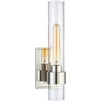 Presidio Wall Light Nickel, Wall Light, Polished Nickel - Andrew Martin