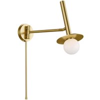 Nodes Pivot Wall Light Brass, Wall Light, Burnished Brass - Andrew Martin