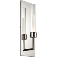 Linger Wall Light Nickel, Wall Light, Polished Nickel - Andrew Martin