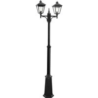 Turin Outdoor Twin Lamp Post, E27