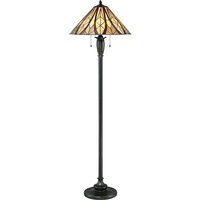 Victory Tiffany Floor Lamp, Valiant Bronze, E27