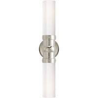 Graydon Double Wall Light Nickel, Light, Polished Nickel - Andrew Martin