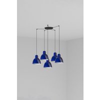Venice 5 Light Cluster Pendant Ceiling Light Blue