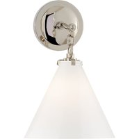 Katie Conical Wall Light Nickel, Light, Polished Nickel - Andrew Martin