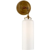 Katie Cylinder Wall Light Brass, Light, Hand-Rubbed Antique Brass - Andrew Martin