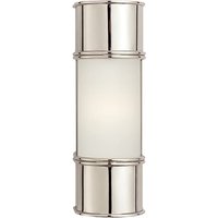 Oxford Wall Light Nickel, Light, Small, Polished Nickel - Andrew Martin