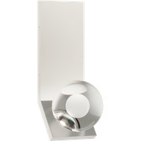 Mina Wall Light Nickel, Wall Light, Polished Nickel - Andrew Martin