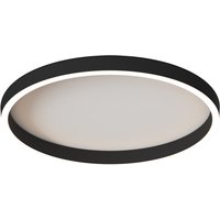 Valora 59cm Flush Ceiling Light Sandy Black LED 2700-3000-4000K Dimmable