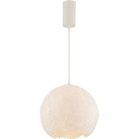 Zambelis Dome Pendant Ceiling Light White 1xE27 LED
