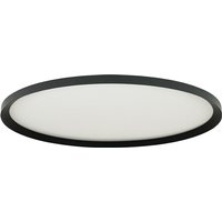 Valora 85cm Flush Ceiling Light Sandy Black LED 2700-3200-4000K Dimmable