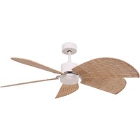 Zambelis Ceiling Fan Natural-White LED 3000-4000-6500K