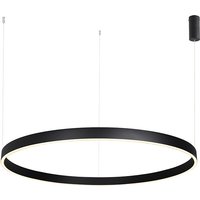 Zorya 100cm Pendant Ceiling Light Sandy Black LED 3000K Dimmable