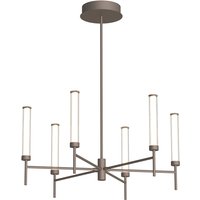 Valtia Multi Arm Pendant Ceiling Light Brushed Coffee LED 3000K Dimmable