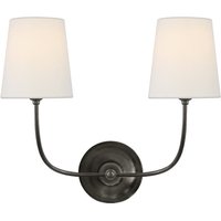 Vendome Double Wall Light Bronze, Light, Double - Andrew Martin