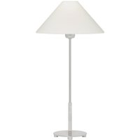 Hackney Table Lamp Nickel, Light, Polished Nickel - Andrew Martin