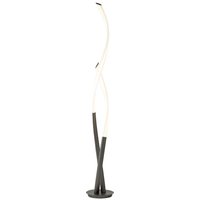 Armonia Floor Lamp, 30W LED, 3000K, 2250lm, Titanium, Frosted Acrylic