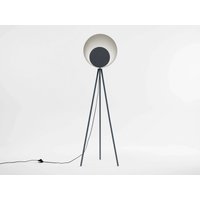 Charcoal grey diffuser floor lamp