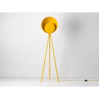 Yolk yellow diffuser floor lamp