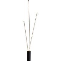 Vertical 3 Light Floor Lamp, 60W LED, 3000K, 3600lm, Dimmable, Black, 3yrs Warranty