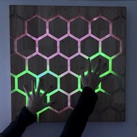 Touch Interactive Honeycomb Wall Panel 59cm x 59cm