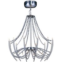 Zest Pendant Round 18 Light G4 Polished Chrome/Crystal, NOT LED/CFL Compatible