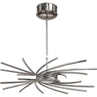 Aire Telescopic Pendant 20 Light G4 Curved Arms, Polished Chrome, NOT LED/CFL Compatible