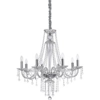 Amadeus 8 Light Pendant Light Trasparent, E14