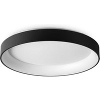 Ziggy Integrated LED Semi Flush Light Black 7800Lm 3000K
