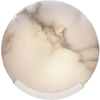 Melange Disc Wall Light Nickel, Wall Light, Polished Nickel - Andrew Martin
