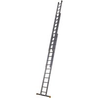 Werner 7234118 Box Section Triple Extension Ladder 4.1m