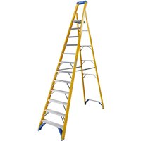 Werner 7171218 Fibreglass Platform Stepladder 12 Tread