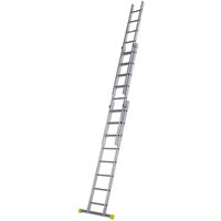 Werner 57712120 Square Rung Triple Extension Ladder 2.45m
