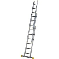 Werner 57712020 Square Rung Triple Extension Ladder 1.89m