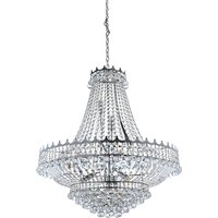 Versailles 13 Light Chandelier Chrome Finish, E14